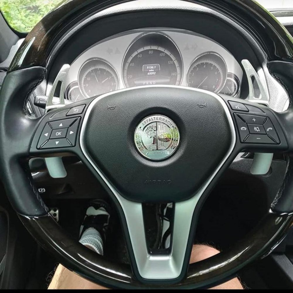 Steering Wheel Metal Accessory Interior Decal Trims Cover Emblems Sticker, 57mm